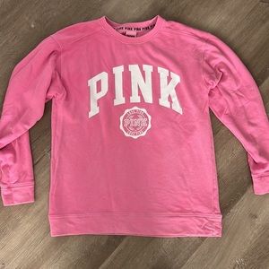 PINK lightweight sweatshirt in pink